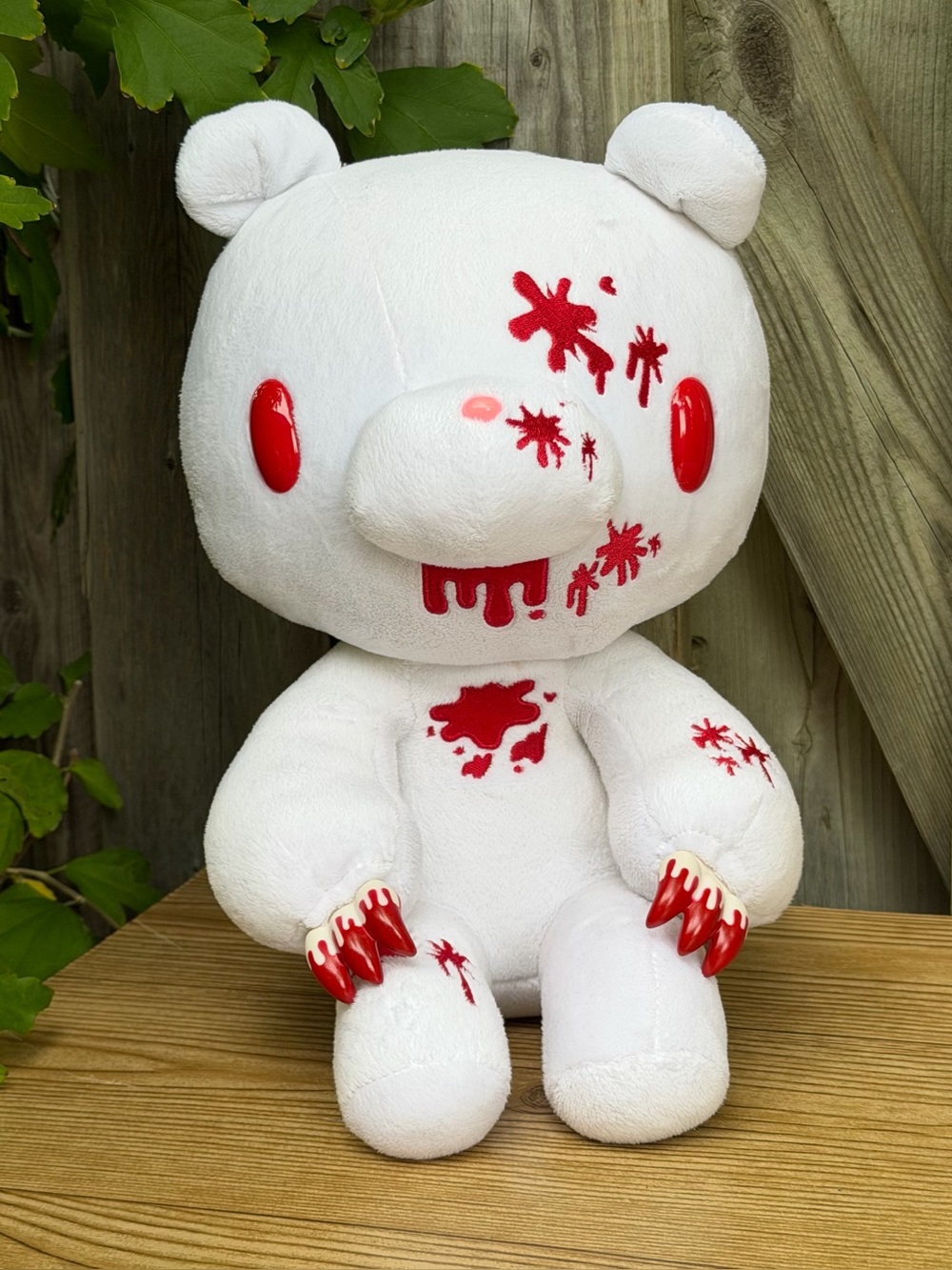 Gloomy Bear Taito RARE Heavy Blood Plush White CGP-103 Mori Chack 12"